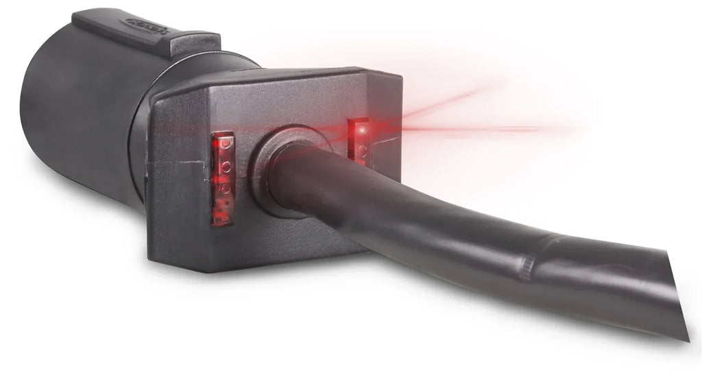 Hopkins Towing Sizeolution 20286 LED Test 7 Blade Trailer End Molded Cable