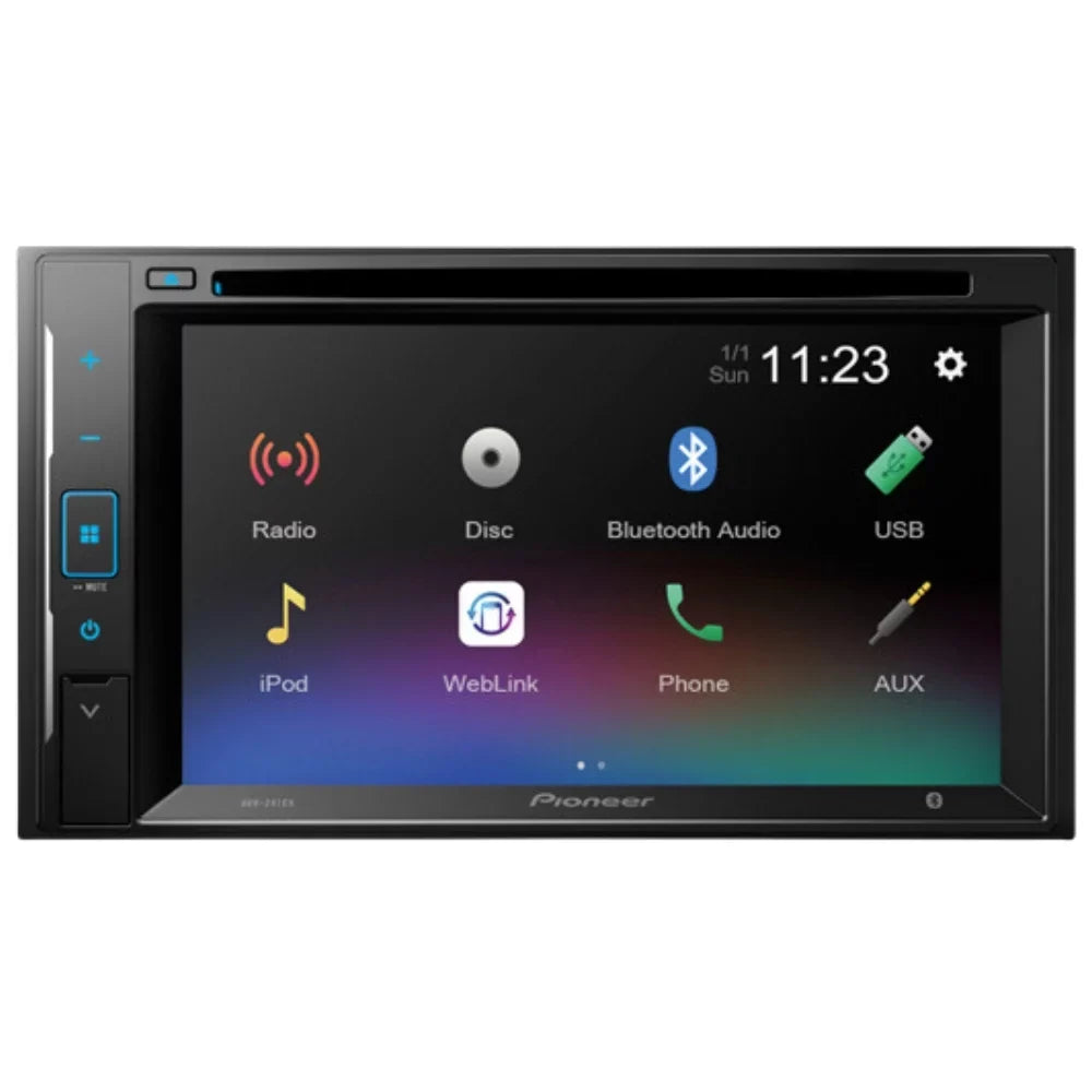 KIT2362 Bundle with Pioneer Multimedia DVD Car Sizetereo and Installation Kit - for 2003-2006 GMC Sizeierra / Bluetooth Touchscreen, Backup Camera, Double Din in-Dash Mounting Kit