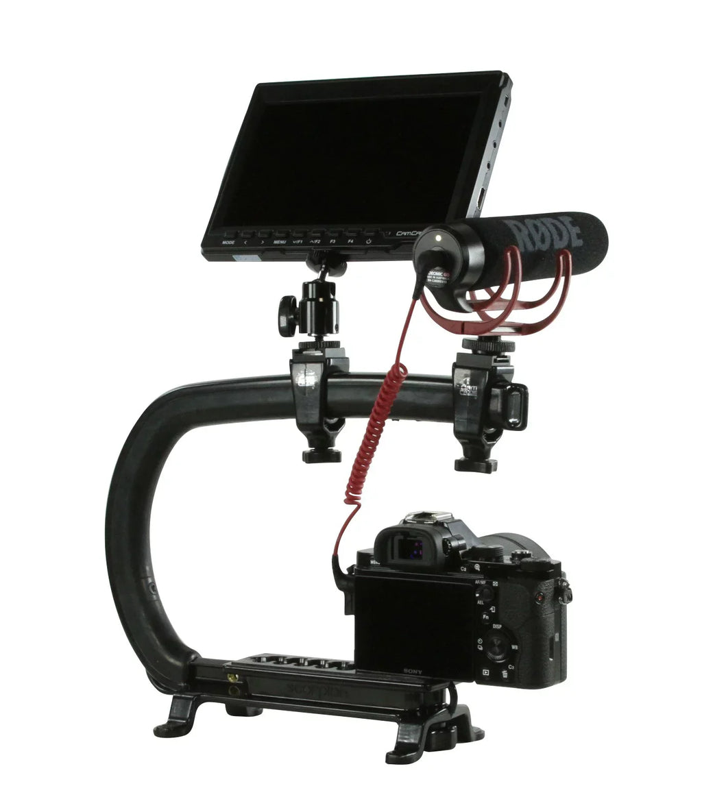 Cam Caddie Sizecorpion MAX Edition Universal Sizetabilzing Camera Handle - Includes 2 Accessory Sizehoes