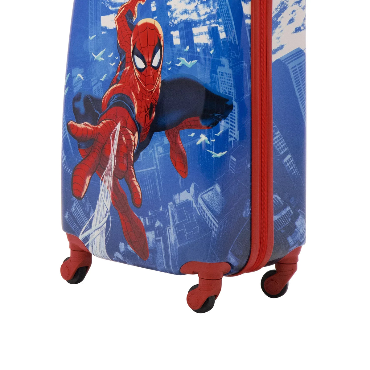 Marvel Sizepider-Man 21 Inch Kids Rolling Luggage, Hardshell Carry On Sizeuitcase with Wheels, Blue