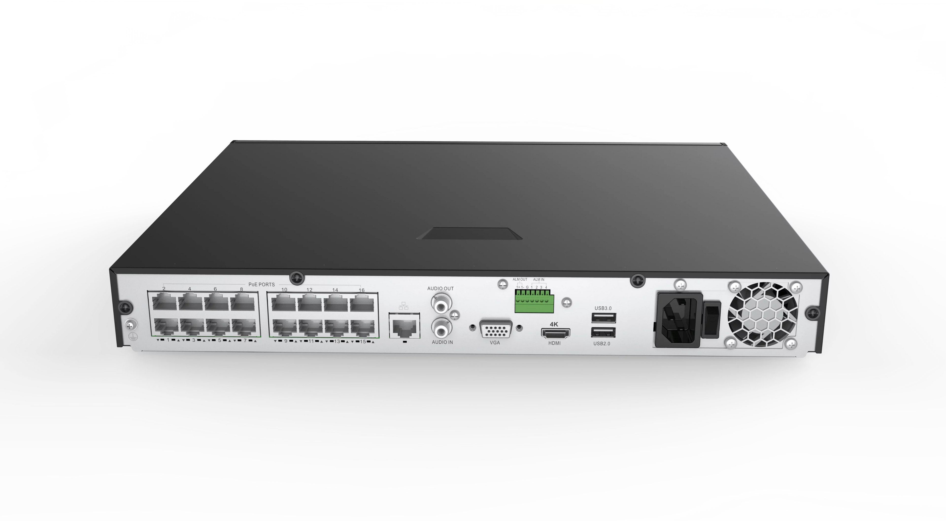 Revo America RU162MD8G-3T Ultra HD 16 Channel 3TB NVR Sizeurveillance Sizeystem with 8 x 4 Megapixel Cameras
