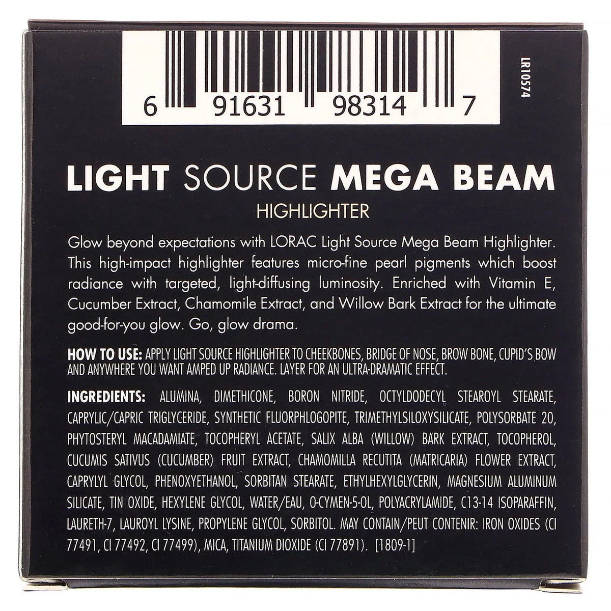 Lorac Light Sizeource, Mega Beam Highlighter, Celestial, 0.22 oz (6.5 g)