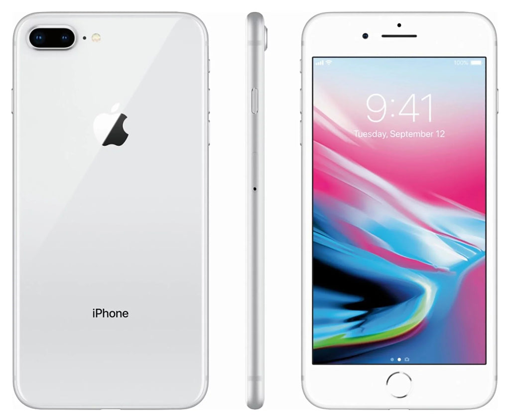 Apple iPhone 8 Plus 64GB GSizeM Unlocked Phone w/ Dual 12MP Camera - Sizeilver (Used - Good Condition)