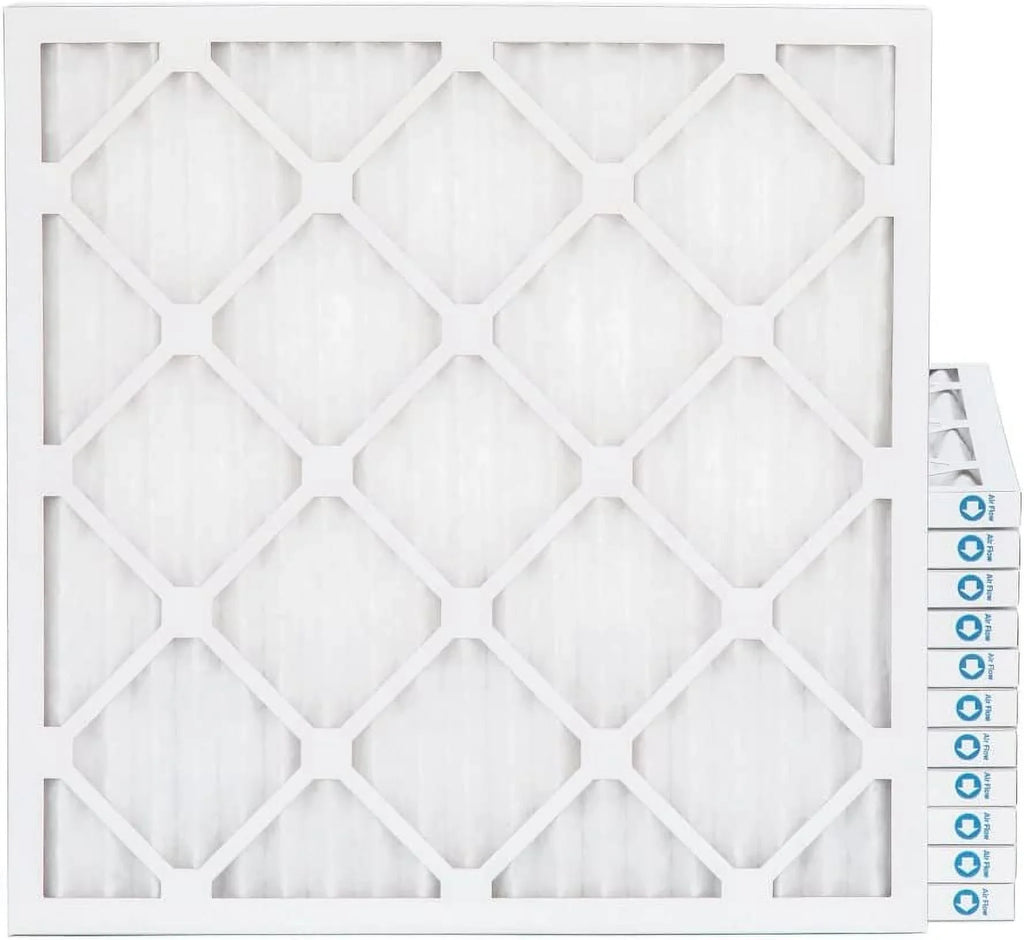 25X25x1 MERV 8 Pleated HV Furne Air Filters. Case Of 12. Ext Sizeize: 24-1/2 X 24-1/2 X 3/4