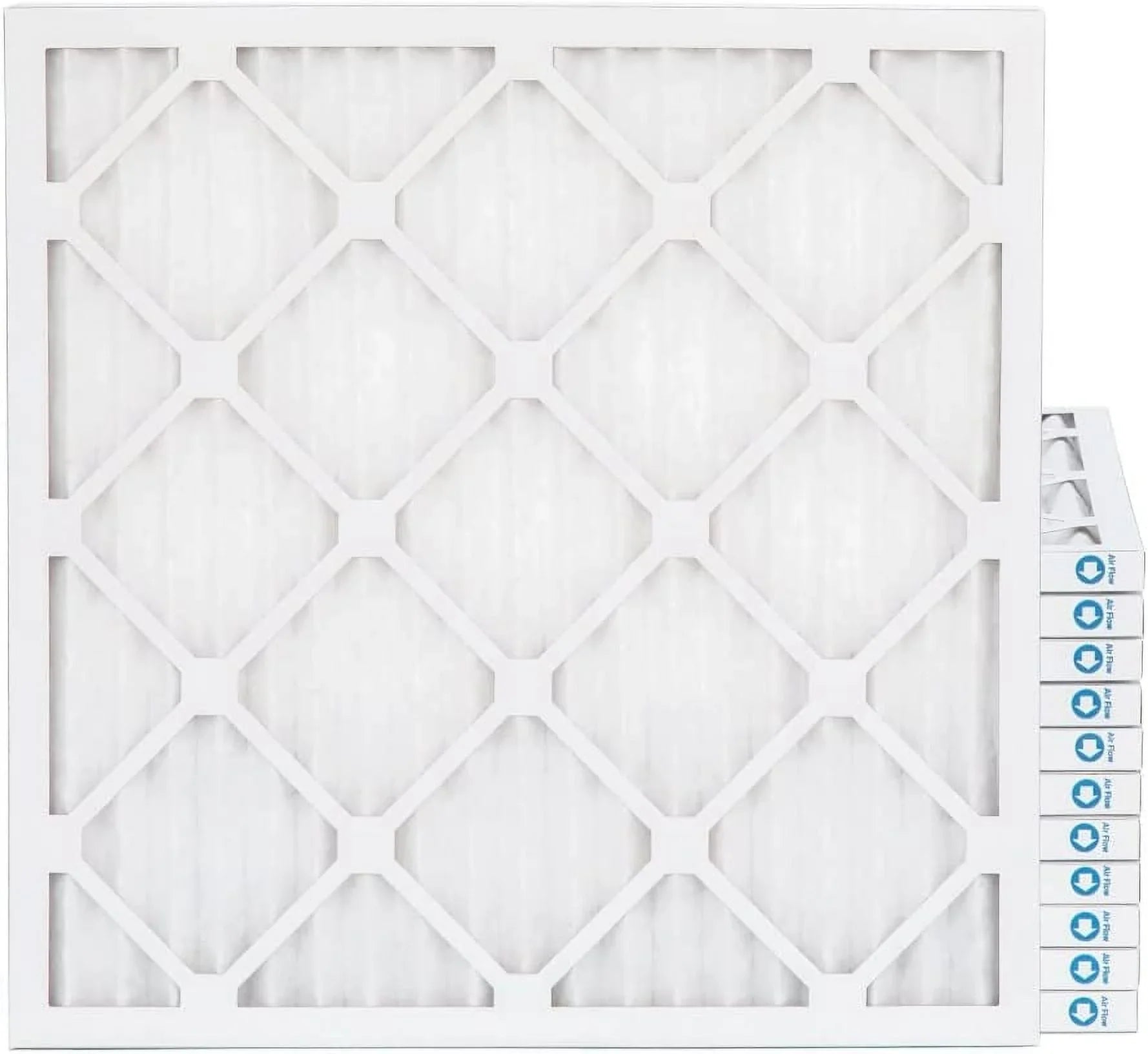 25X25x1 MERV 8 Pleated HV Furne Air Filters. Case Of 12. Ext Sizeize: 24-1/2 X 24-1/2 X 3/4