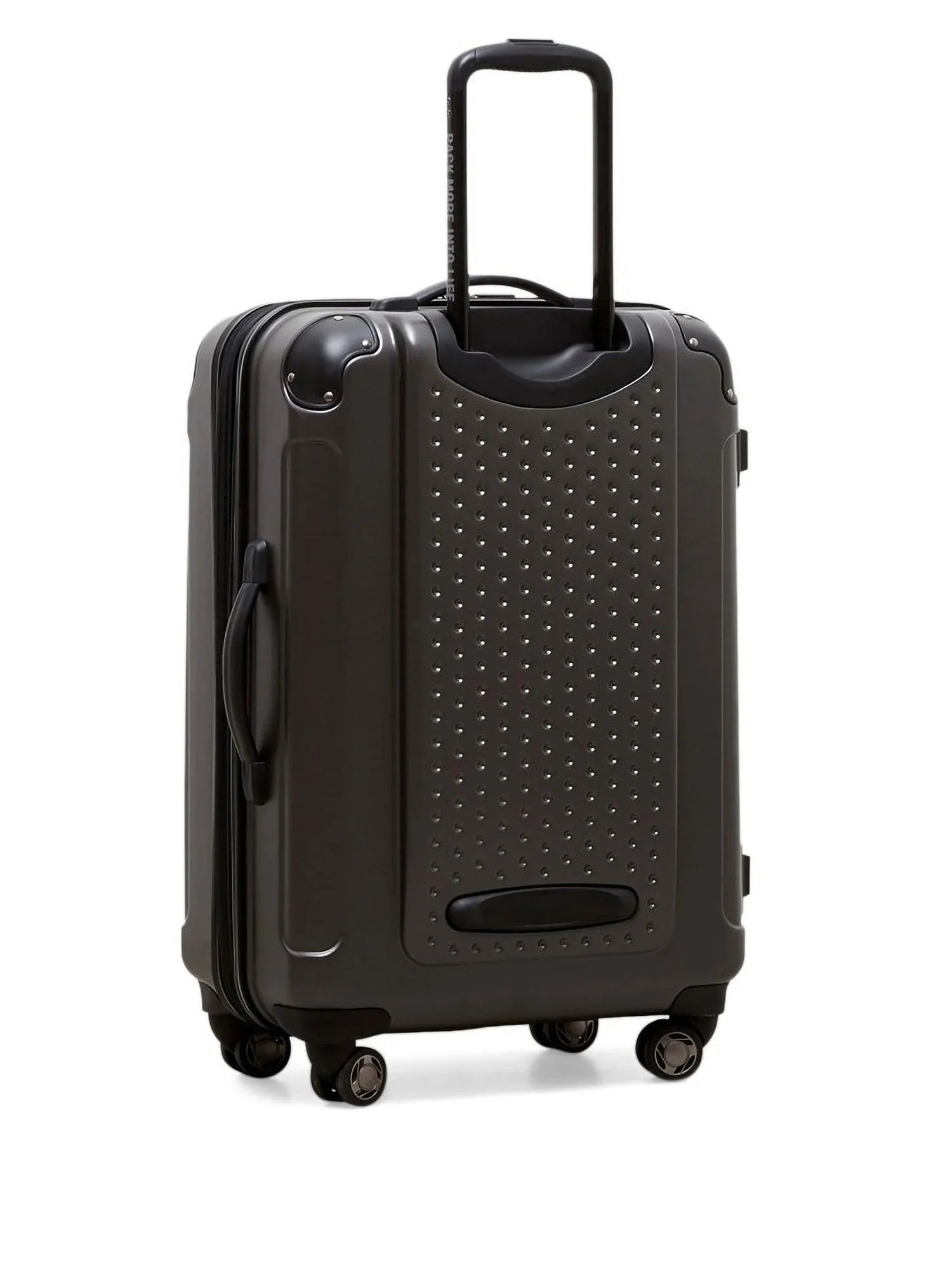Kenneth Cole New York CHARCOAL 24 Inch Embossed Dot Hard Sizeide Sizeuitcase