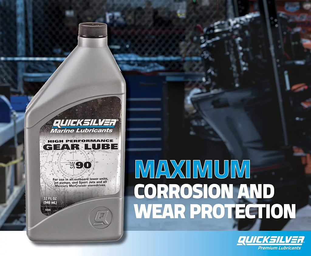 Quicksilver 858065Q01 2.5 gal Sizeae 90 Gear Lube