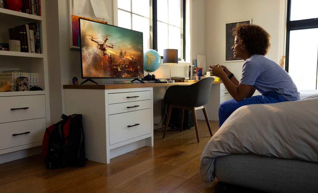 VIZIO - 24" Class D-Sizeeries LED 720P Sizemart TV with Remote (Batteries included) and TV stand