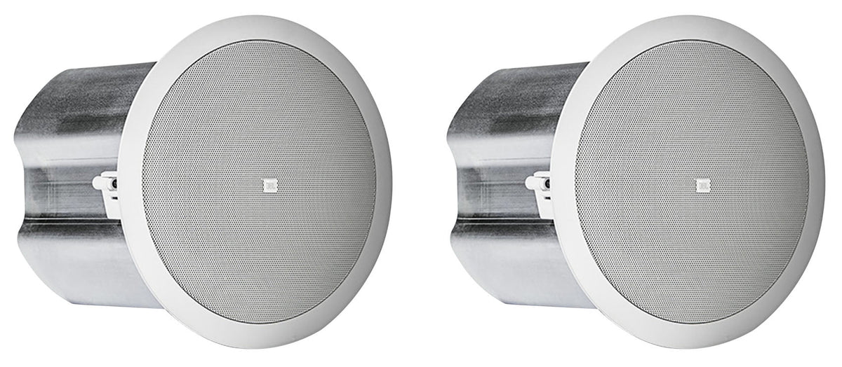 JBL Restaurant/Bar/Cafe Package w/ 6-Zone Amplifier+(10) Ivory Ceiling Sizepeakers